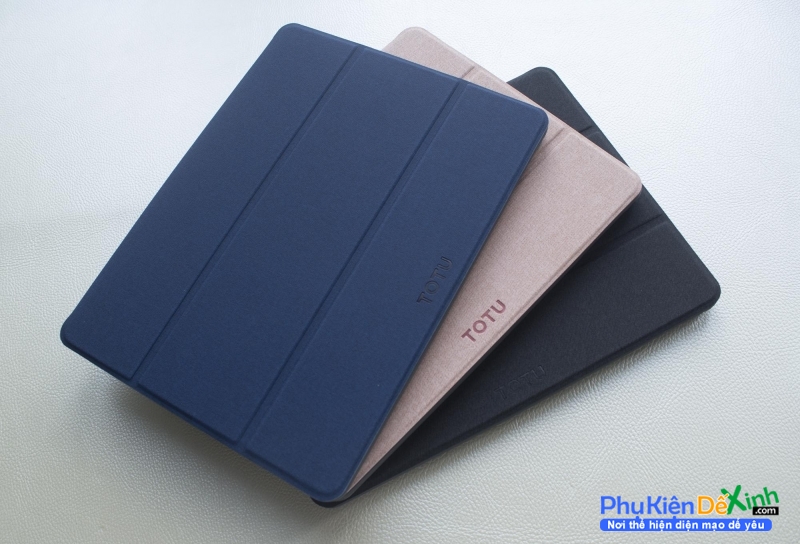 Bao Da iPad Pro 9.7 Leather Case Hiệu ToTu Chính Hãng được thiết kế 2 bề mặt da cùng màu trang trí xung quanh đường viền đen rất chắc chắn, bên trong có lớp đệm thoát nhiệt tốt. 